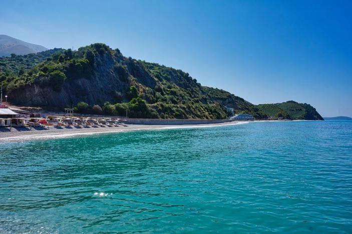 Albanian Riviera coastline, an affordable European beach destination