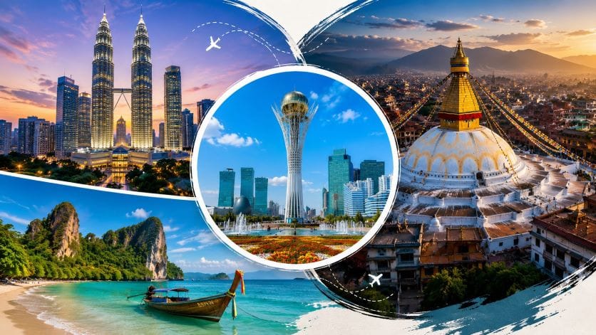 Cheapest countries to visit from India without visa in 2026